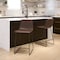 Flash Furniture 24" LeatherSoft Counter Height Barstools, Dark Brown, PK2 2-ET-ER18345-24-DB-GG - alternate 1
